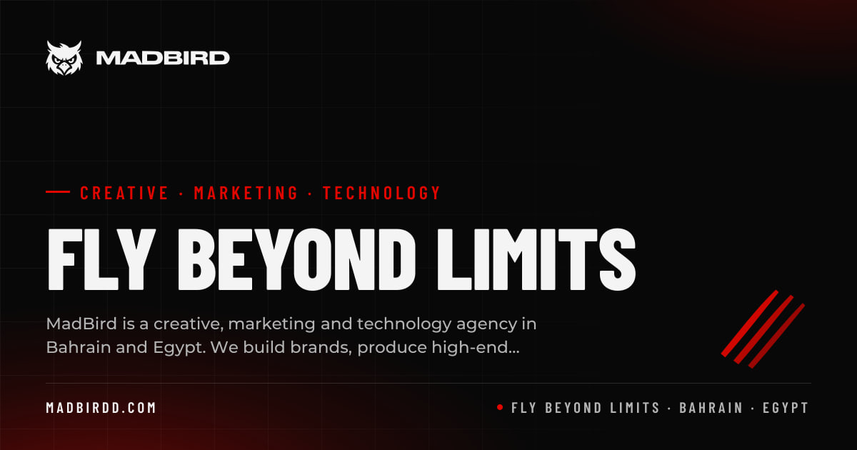 MadBird — Creative, Marketing & Web Agency, Bahrain & Egypt